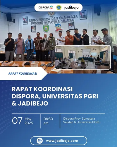 Poster Rapat Dispora dengan PGRI