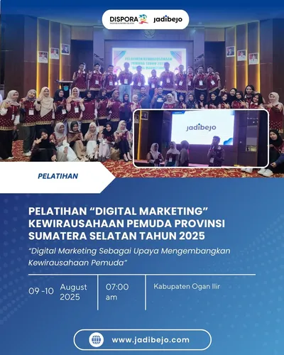 Poster Event Pelatihan Digital Marketing