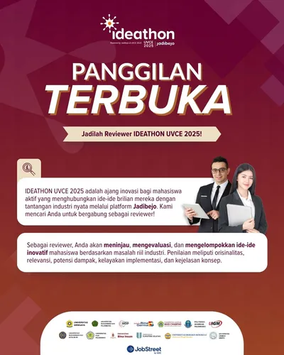 Poster Ideathon jadibejo, ajakan menjadi reviewer (1 dari 3)