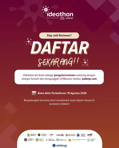 Poster Ideathon jadibejo, ajakan menjadi reviewer (3 dari 3)